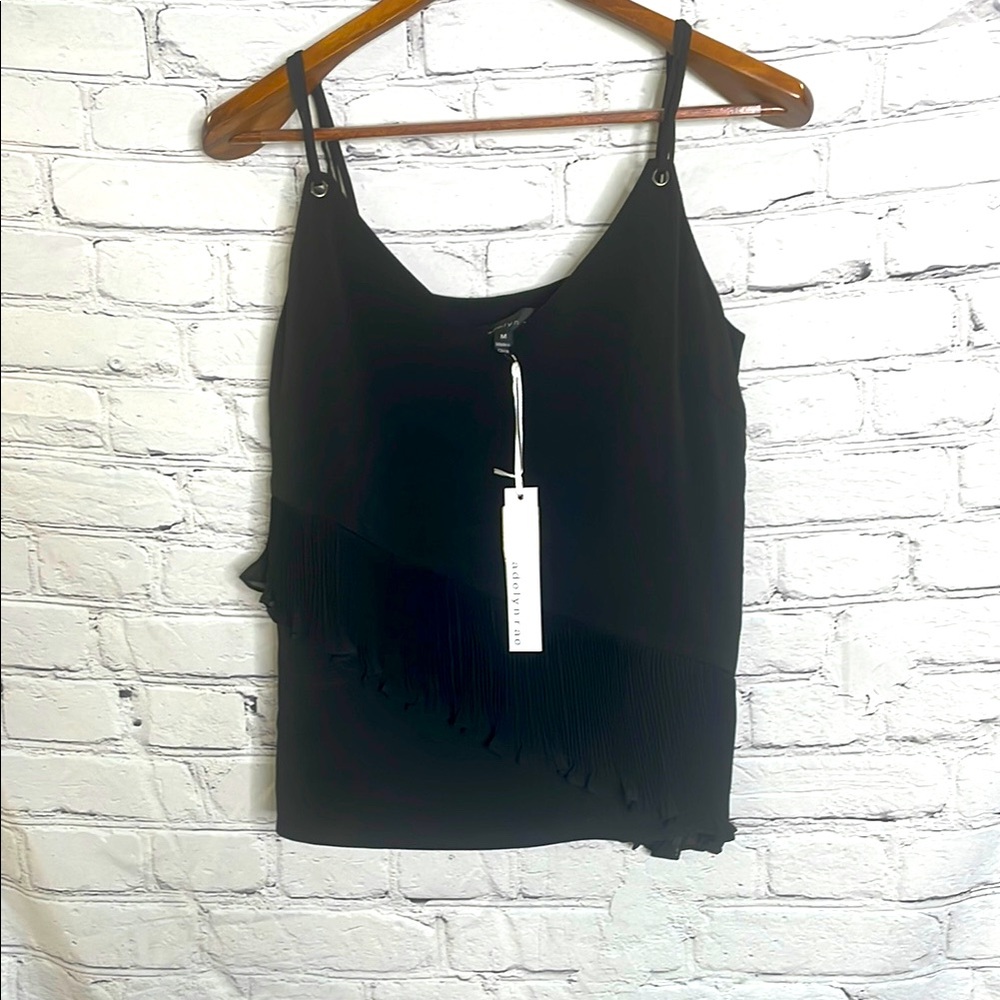 Adelyn Rae Black Sleeveless Top Size Medium Excellent Condition